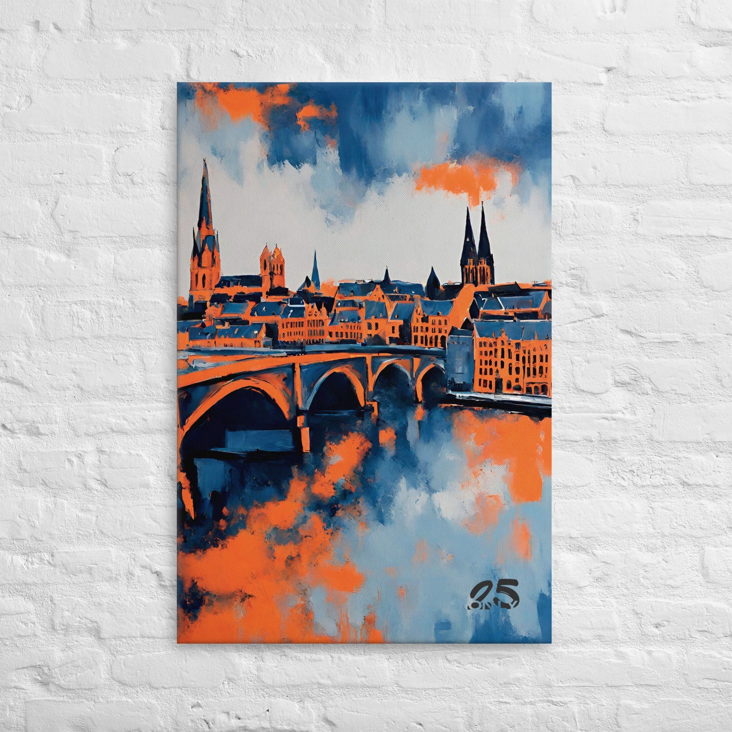 Skyline of City Maastricht Swagger Design