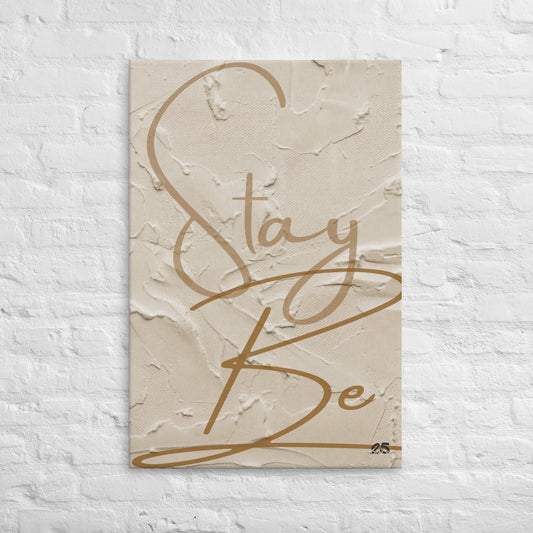 Stay Be Romantic Swagger Design in beige