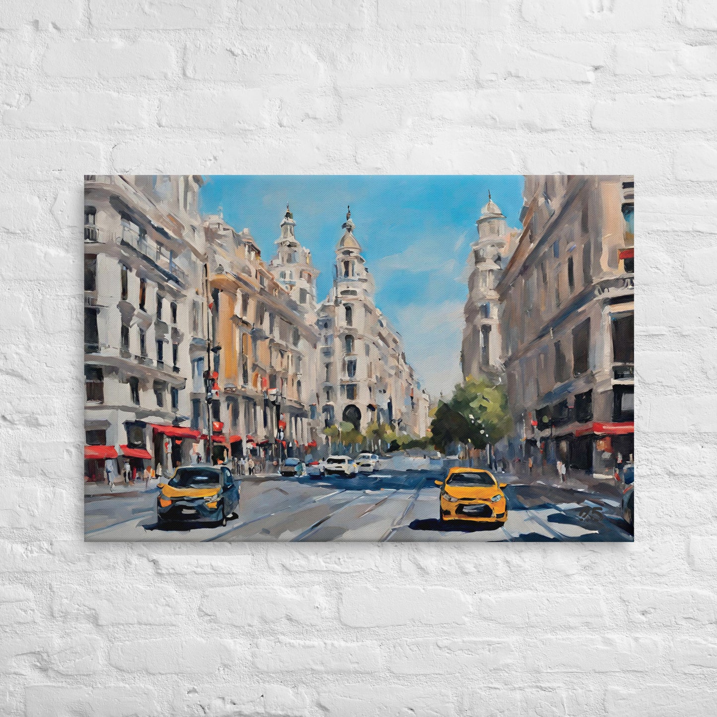 gran via madrid painting style swagger desgin