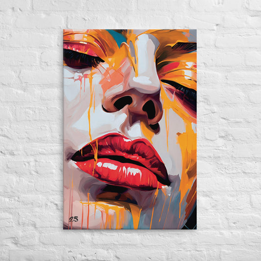 Lips on Canvas